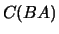 $C(BA)$