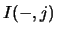 $I(-,j)$