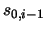 $s_{0,i-1}$