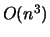 $O(n^3)$