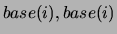 $base(i),base(i)$