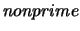 $nonprime$