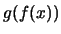 $g(f(x))$