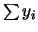 $\sum y_i$