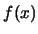 $f(x)$