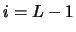 $i=L-1$
