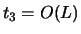 $t_3=O(L)$